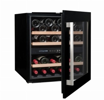 AVI60CDZA ДВУХЗОННЫЙ ВИННЫЙ ПОЛОЧНИК НА 36 БУТЫЛОК