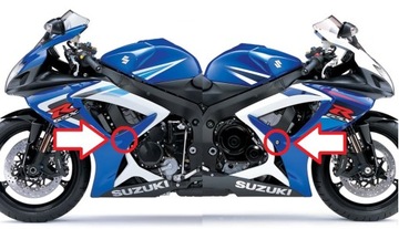 SUZUKI GSXR 600 750 K6 K7 K8 K9 L0 - АВАРИЙНЫЕ НАКЛАДКИ