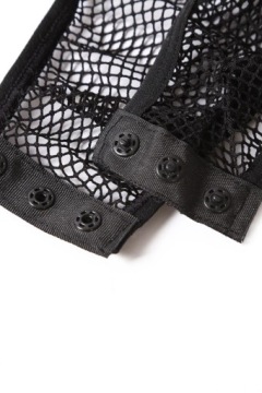 БОДИ С Кружевом Черный Рег. Чувственные ремни М