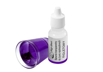 Прозрачный краситель для смолы сливовый 10мл.