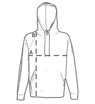 ХУДИ - FRUIT OF THE LOOM светлый M