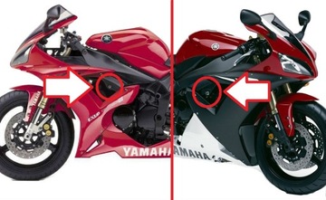 YAMAHA R1 YZF 1000 RN09 02-03 - АВАРИЙНЫЕ НАКЛАДКИ ТВЕРДЫЕ