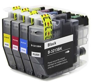 4x TUSZE do Drukarki BROTHER LC3211 LC3213 DCP-J572DW DCP-J772 MFC-J890 XL