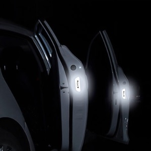 2 светоотражающие открытые наклейки для светоотражающих элементов на дверях автомобиля