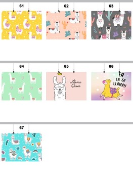 ПОСТЕР ЛАМА АЛЬПАКА ЖИВОТНЫЕ 50x70СМ МАТОВЫЙ 67 ДИЗАЙНОВ