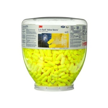 Zatyczki stopery 3M EAR soft Yellow Neons 1000 szt w butli