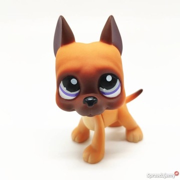 LPS Littlest Pet Shop Pies piesek jasny brąz
