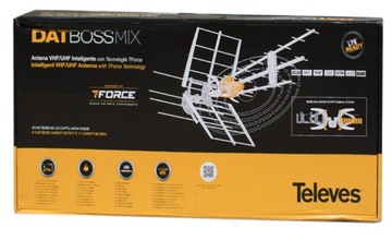 Antena TV TELEVES DAT BOSS MIX LTE, COMBO UHF+VHF