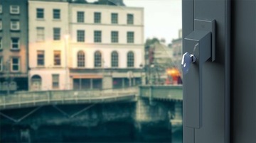 Ручка Windows с дублинским серебряным песком Dublin F1