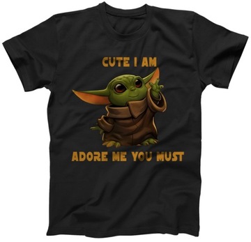 Koszulka Baby Yoda CUTE ME Star Wars BY04 r. L