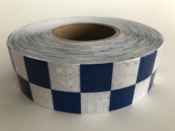 СВЕТООТРАЖАЮЩАЯ ПЛАСТИКОВАЯ ЛЕНТА СИНЯЯ ШАХТОВАЯ ДОСКА