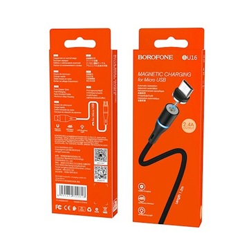 KABEL MAGNETYCZNY MICRO USB 2,4A BOROFONE