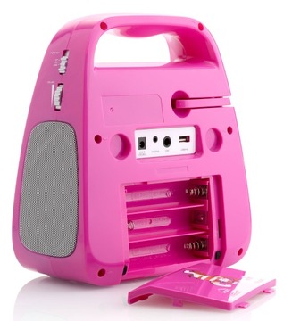 БУМБОКС ДЛЯ ДЕТЕЙ С ФУНКЦИЕЙ КАРАОКЕ, CD USB МИКРОФОНОМ