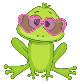 NAKLEJKA NA OKNO MEBLE LUSTRO ŻABA ŻABKA