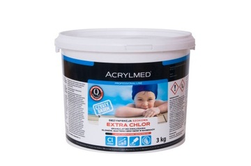 Chemia basen Extra Chlor 3 kg, chlor szok, granulat