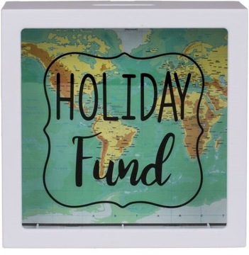 Skarbonka HOLIDAY FUND na Wakacje Mapa Świata