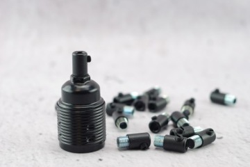 черный металл M10x1 оплетка кабель стопор DIY блок лампы