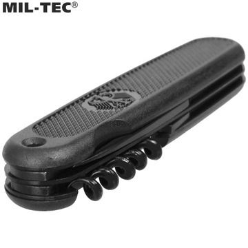 Армейский складной нож Бундесвера BW Mil-Tec, немецкий старый стиль, черный