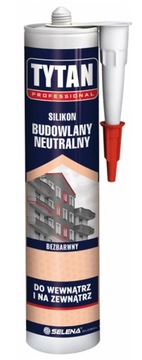 TYTAN PROFESSIONAL Silikon BUDOWLANY neutralny 280 ml bezbarwny