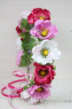 Венок из маков и роз КРАКОВ народный народный Краковянка