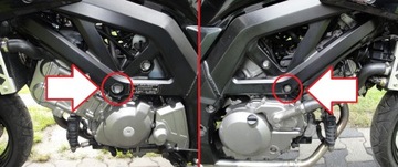 SUZUKI SV 650 2003-2014 - АВАРИЙНЫЕ НАКЛАДКИ ТВЕРДЫЕ