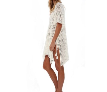 ПАРЕО ТУНИКА ДЛЯ ПЛЯЖА, ВОЗДУХ, СВОБОДНЫЙ ПОКРЫТИЕ В БОХО