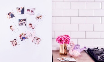 ФотоМАГНИТЫ с фотографией на холодильник Polaroid, 8 шт.
