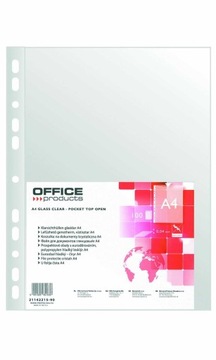 OFFICE PRODUCTS KOSZULKA A4 KRYSTAL. 40mic 100szt