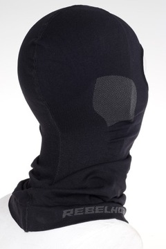 Балаклава REBELHORN ACTIVE BLACK черная БЕСПЛАТНО