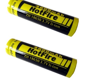 2x Akumulator 18650 4800 mAh 3,7V LI-ION bateria 2sztuki