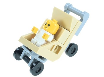 LEGO Wózek tan spacerówka dla dziecko niemowlak