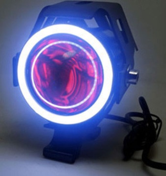 Мотоциклетные галогенные лампы RING LED с отражателями U7