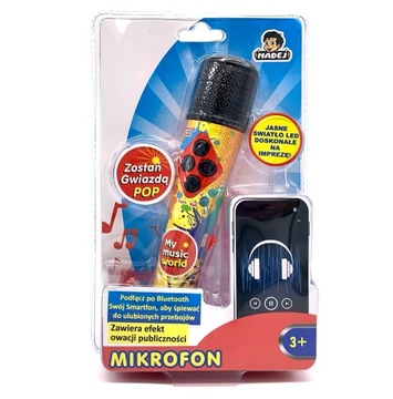 MIkrofon interaktywny MP3 LED Karaoke