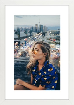 RAMA DREWNIANA NA ZDJĘCIA RAMKA FOTO A6 10x15 cm