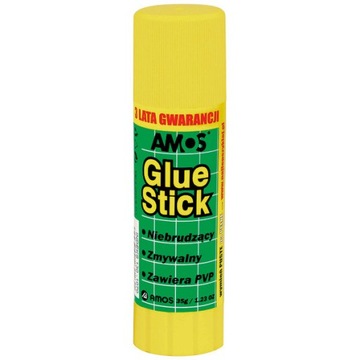 KLEJ SZTYFCIE AMOS GLUE STICK 35G BIUROWY SZKOLNY