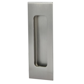 UCHWYT DO DRZWI PRZESUWNYCH WPUSZCZANY STAL NIERDZEWNA INOX 120 x 40 mm