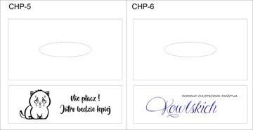 Pudełko na chusteczki CHUSTECZNIK pojemnik ozdoby!