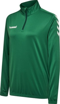 HUMMEL BLUZA DAMSKA CORE 1/2 ZIP ZIELONA ROZM. M
