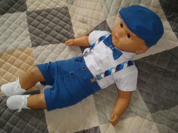 KOMPLET LATO UBRANKO /CHRZTU /WESELE/ SPODENKI 98