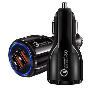 SZYBKA 3.1A SAMOCHODOWA ŁADOWARKA QUALCOMM QUICK CHARGE QC 3.0
