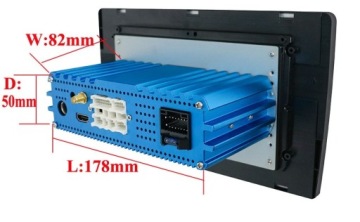 Универсальное радио 9 футов 10 дюймов ANDROID 4/64G GPS WiFi PL