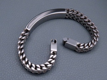 ЭЛЕГАНТНЫЙ МУЖСКОЙ СЕРЕБРЯНЫЙ БРАСЛЕТ ROYAL WEAVE