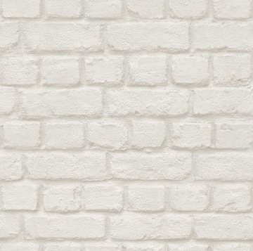 TAPETA WZÓR BIAŁA CEGŁA MUR KAMIEŃ PAPIEROWA