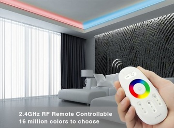 КОМПЛЕКТ КОНТРОЛЛЕРОВ RGB+W: пульт дистанционного управления + светодиодный контроллер