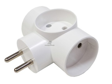 ROZGAŁĘŹNIK R-30 3x2P złodziejka trójnik