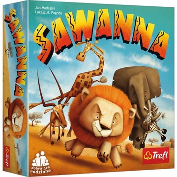 TREFL Gra planszowa Sawanna | Gra rodzinna 01250