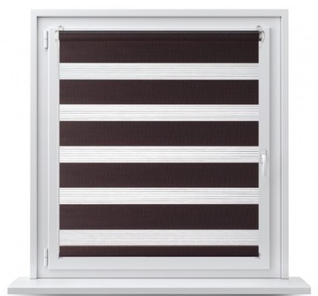 Roleta Dzień/Noc BH-04 73x150cm Brąz Czekolada