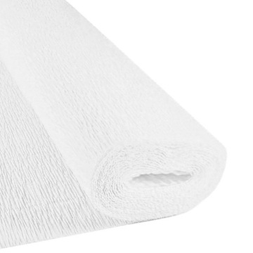 KREPINA BIBUŁA KREPA WŁOSKA BIAŁA 600