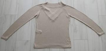 Sweter metalizowana nitka L Reserved +GRATIS złoty