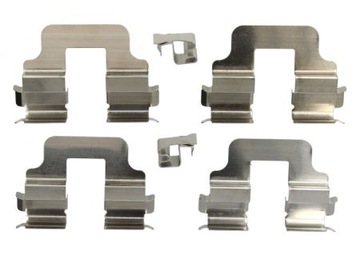 ZESTAW BLASZEK KLOCKÓW PRZÓD/TYŁ SYSTEM LUCAS TRW